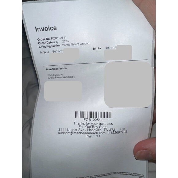 Fall Out Boy So Much for Stardust Analog Clock - Picture 4 of 4